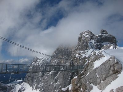 Bridge at Dachsteingletscher